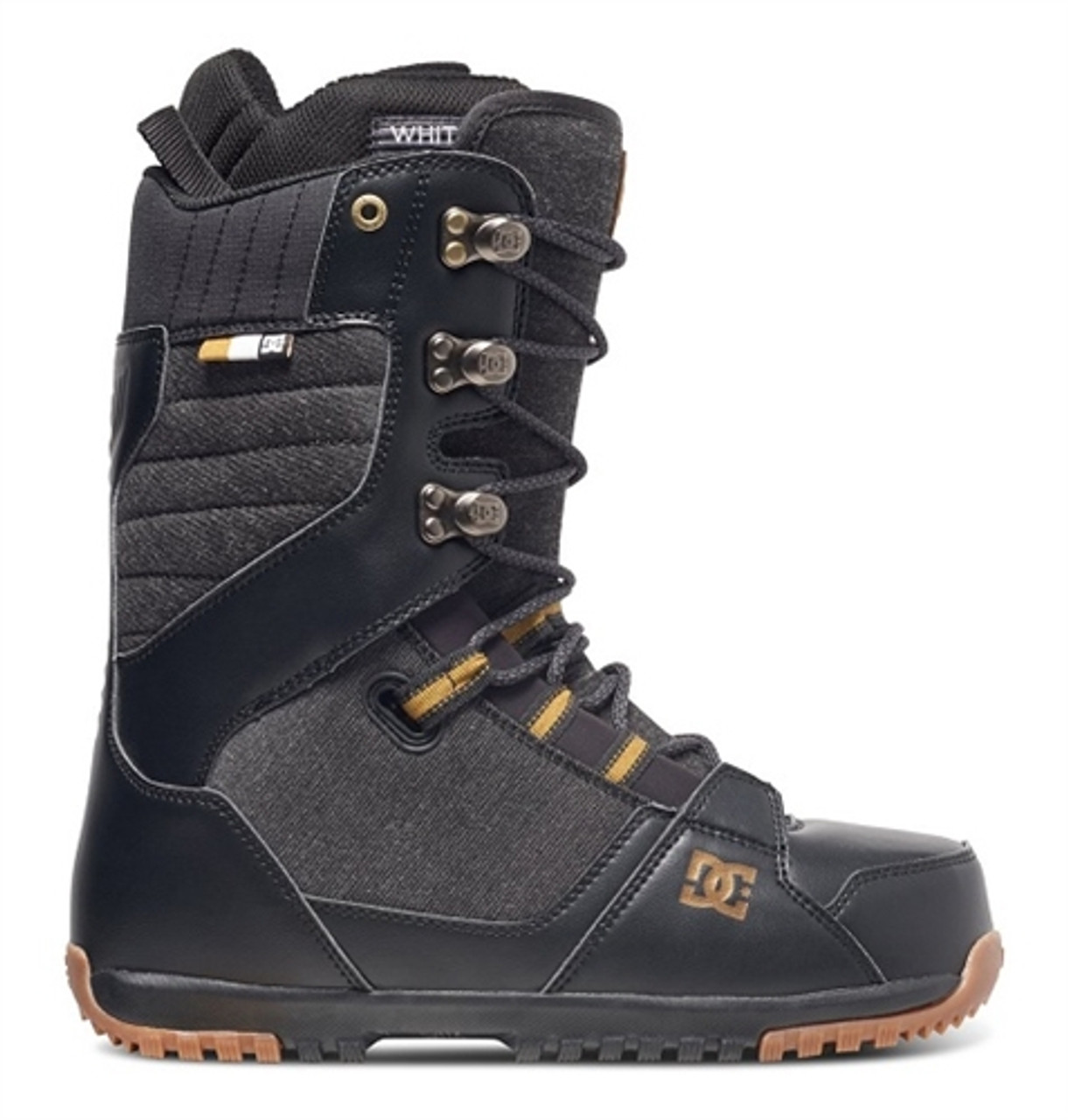 DC Mutiny Mens Snowboard Boots Black Denim