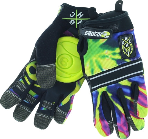 SECTOR 9 BHNC SLIDE GLOVES S/MEDIUM LIMEBURST