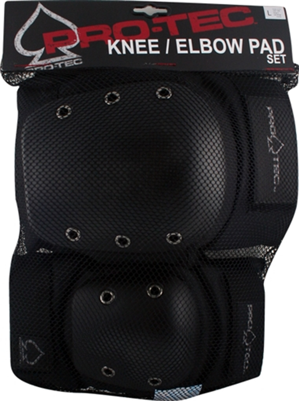 PROTEC STREET COMBO 2 PK XLARGE BLACK KNEE ELBOW