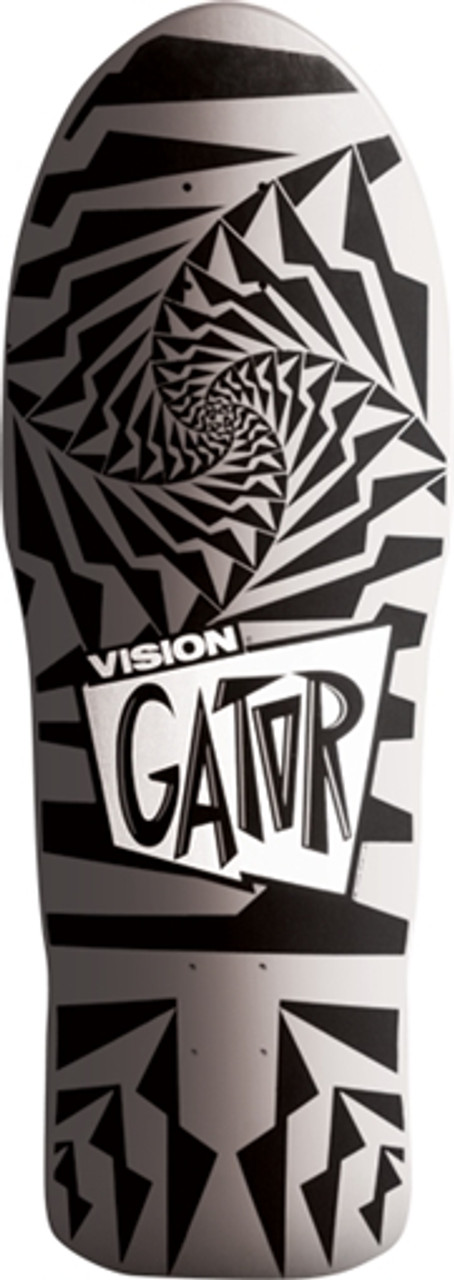 VISION GATOR 2 Skateboard Deck-10.25 SILVER BLK