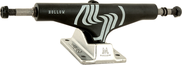 SILVER M-HOLLOW 8.0 BLK/RAW Trucks Set