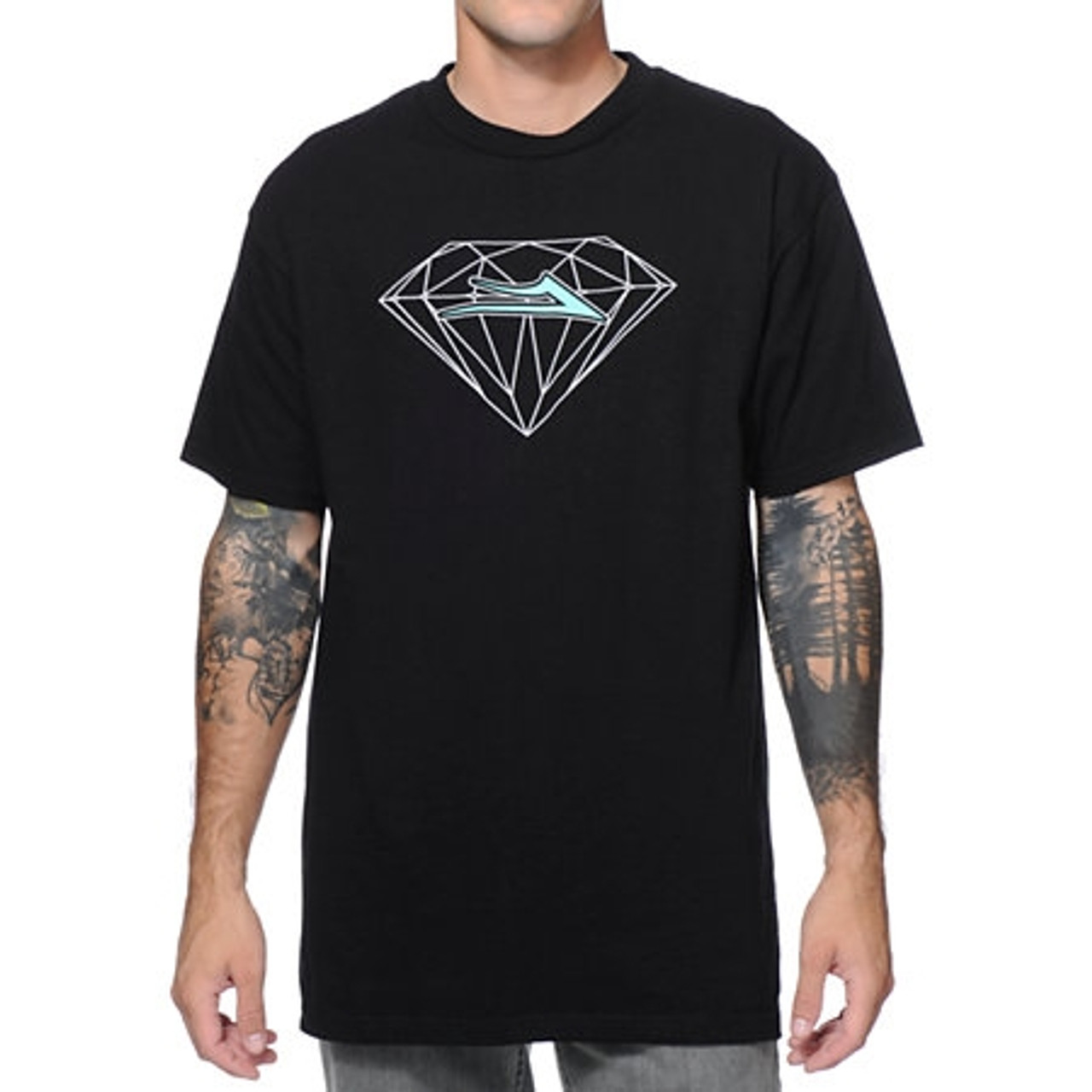 Lakai Diamond Mens T-Shirt Black