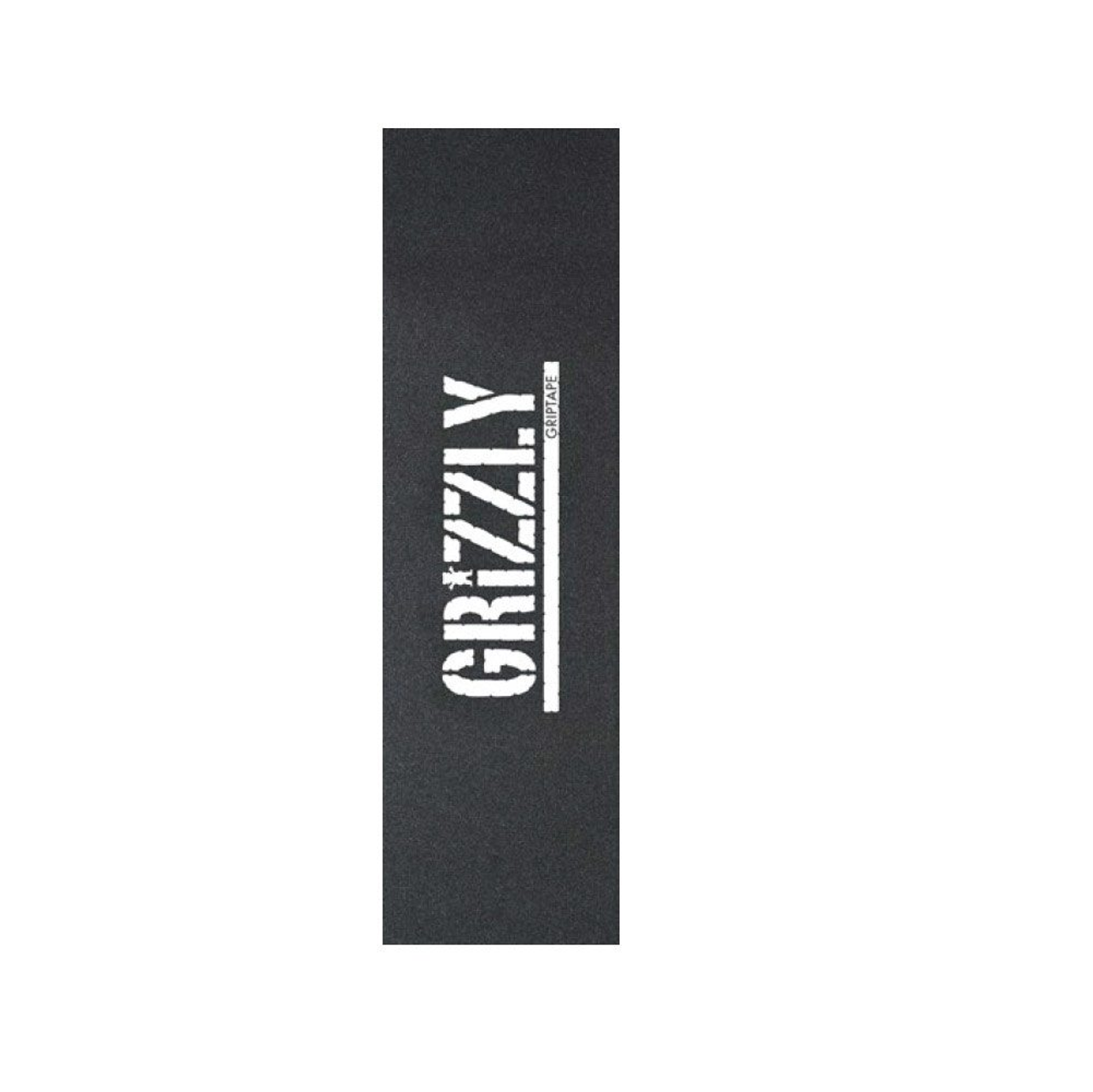 Grizzly Stamp Grip Tape Sheet Black White 9x33