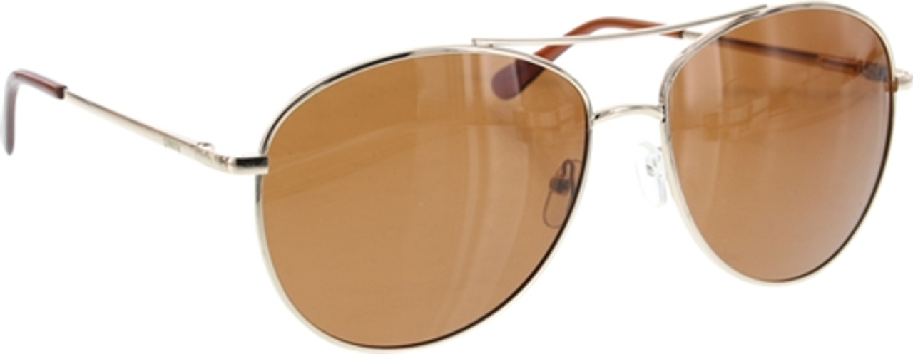 GLASSY DAEWON SIG GOLD/BRN SUNGLASSES polarized