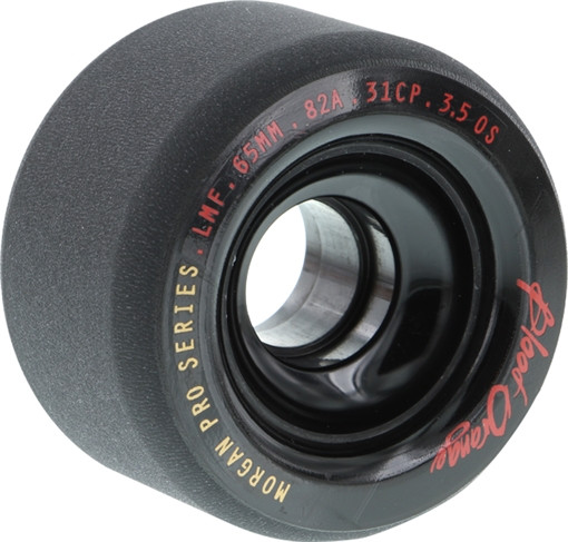 BLOOD ORANGE MORGAN 65mm 82a BLACK Set of 4 Wheels
