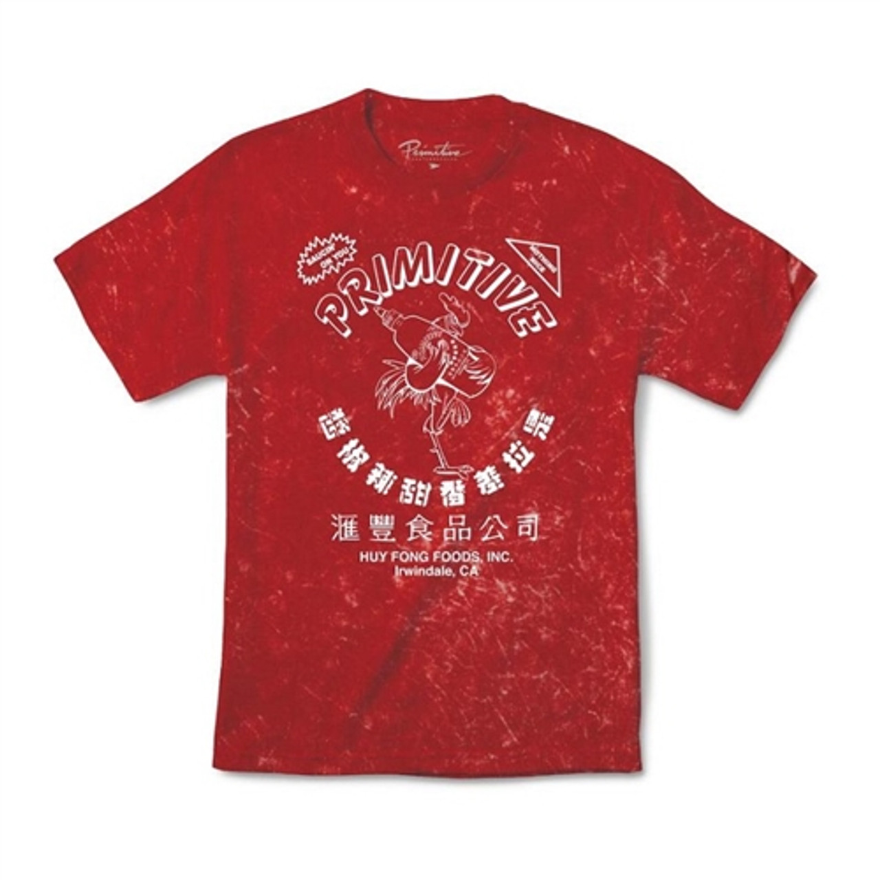 Primitive x Huy Fong Tie Dye Tee Red