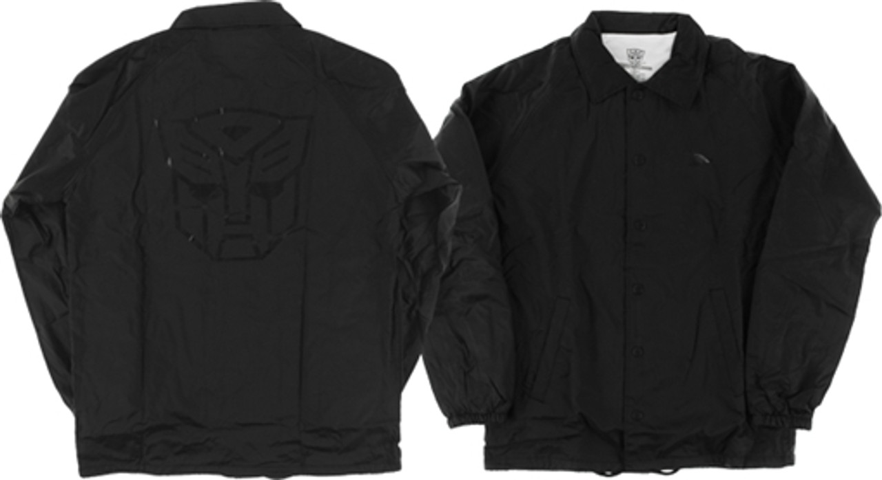 PRIMITIVE AUTOBOTS COACHES JACKET XLARGE BLACK