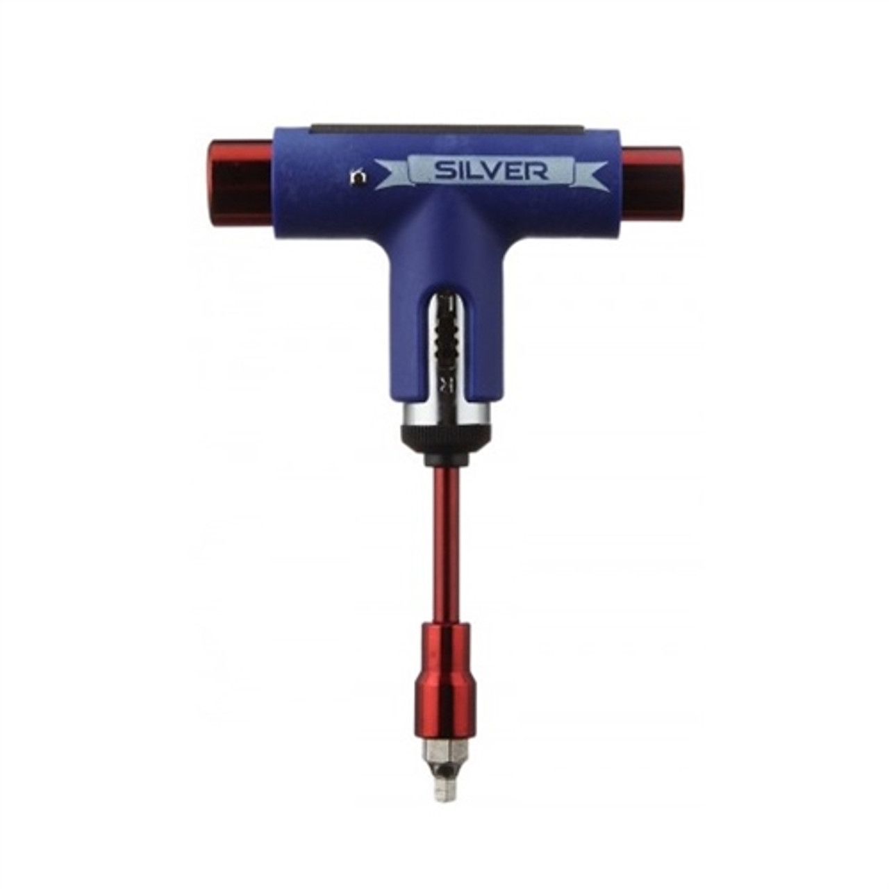 Silver Tool Ratchet 10year Blue Red