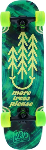 DB MINI CRUISER SKATEBOARD COMPLETE-8x28.75 MORE TREES