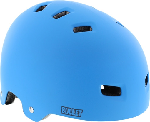 BULLET DELUXE SKATEBOARD HELMET S/M-MATTE BLUE CERTFIED