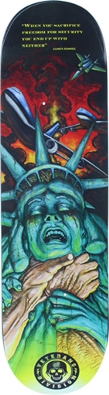 SANTA CRUZ JESSEE RAPE OF LIBERTY SKATEBOARD DECK-8.6