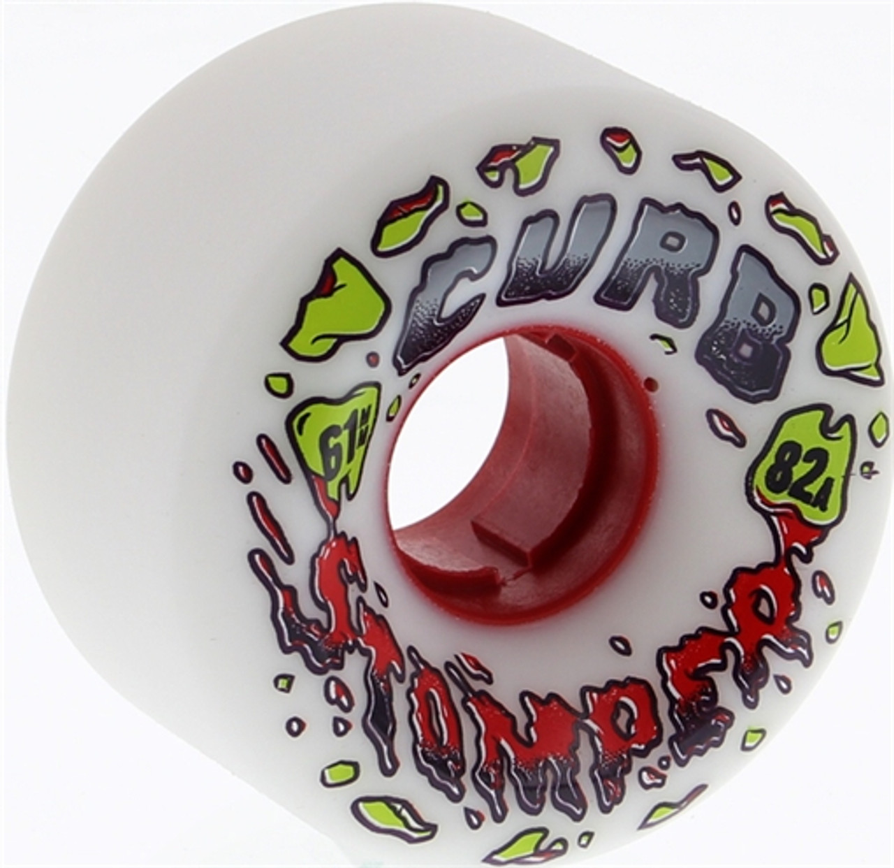 VENOM CURB STOMPERS 61mm 82a WHITE Skateboard Wheels