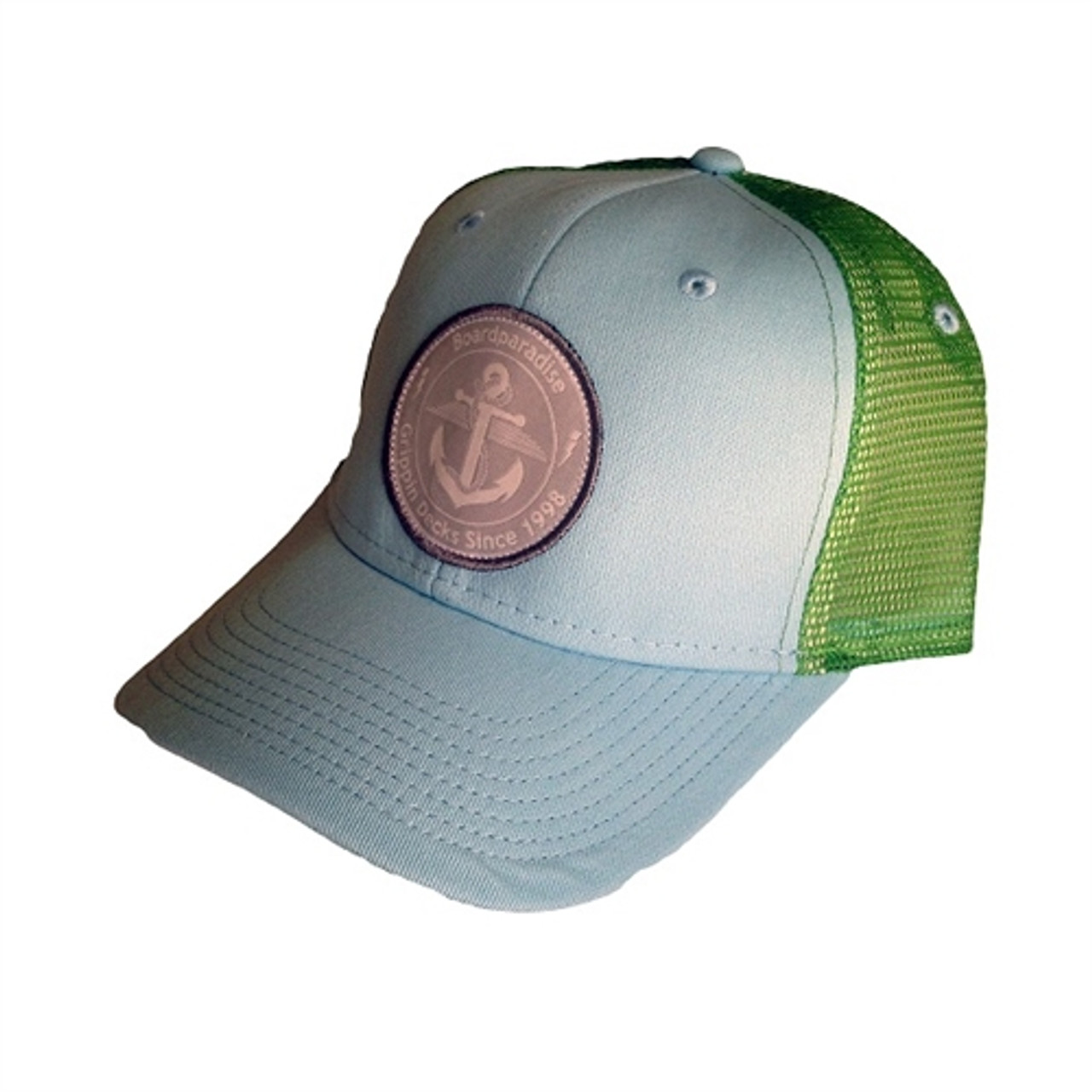 Anchor Trucker Hat Light Blue