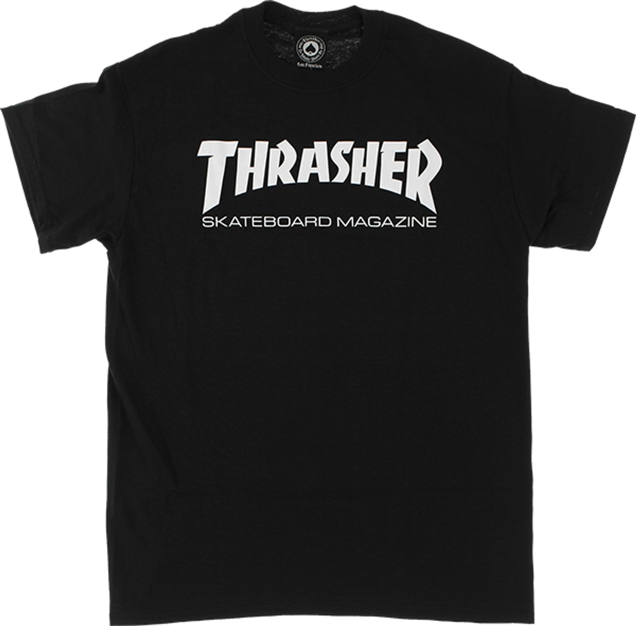 THRASHER SKATE MAG SS MEDIUM -BLK WHT