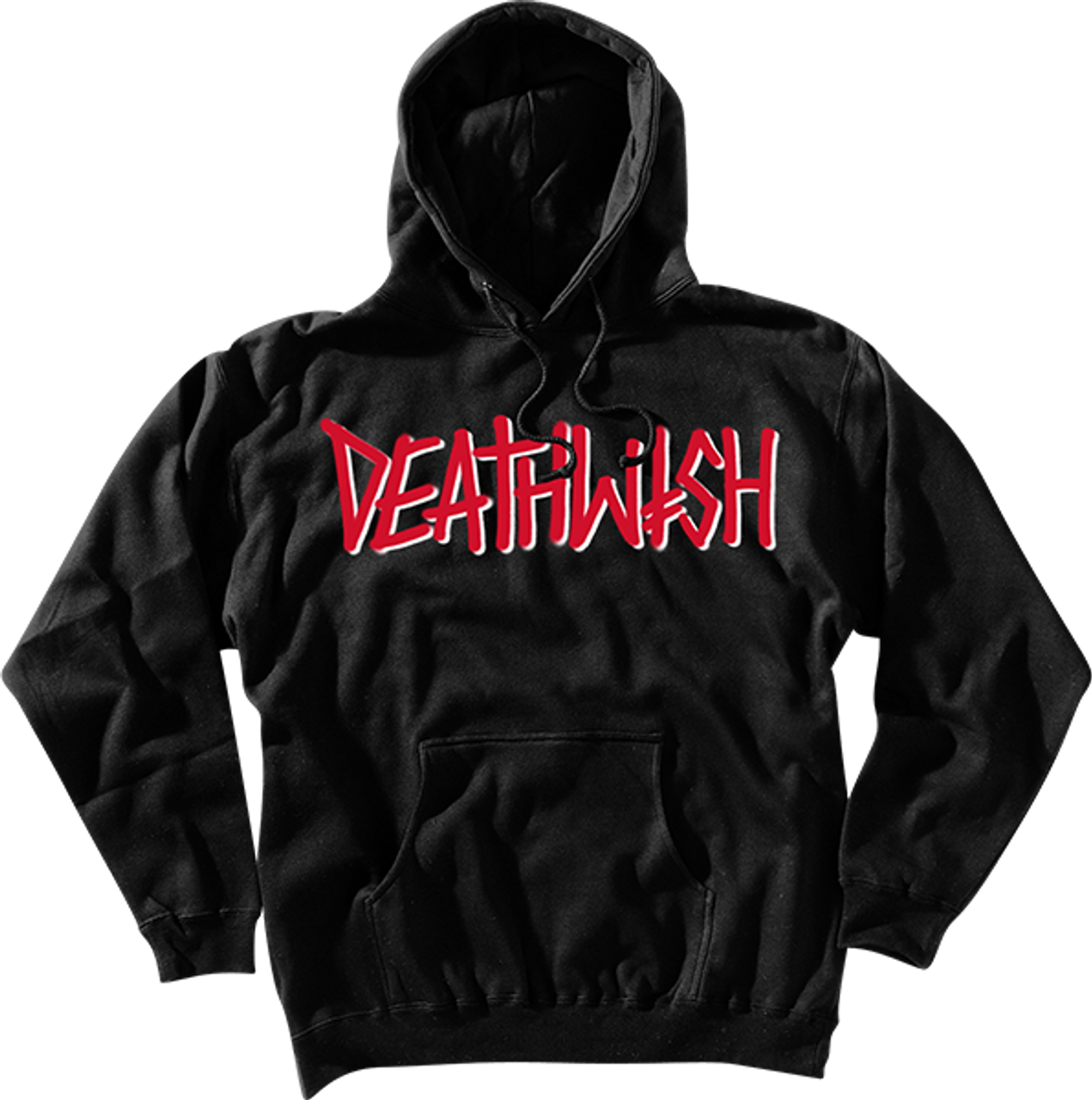 DEATHWISH DEATHSPRAY HOODY SWEATSHIRT SMALL BLK RED