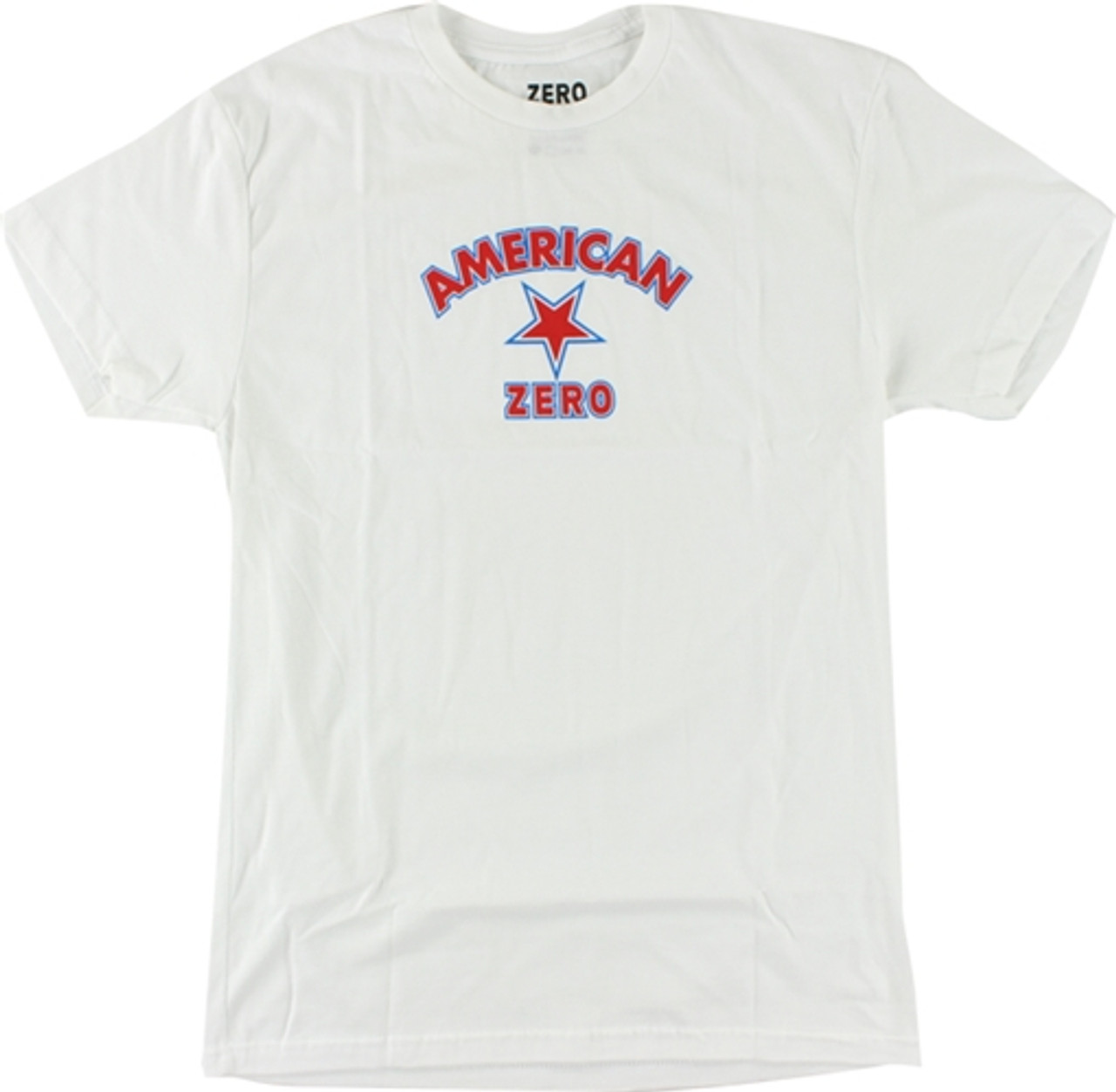 ZERO AMERICAN ZERO SS Tshirt MEDIUM WHITE