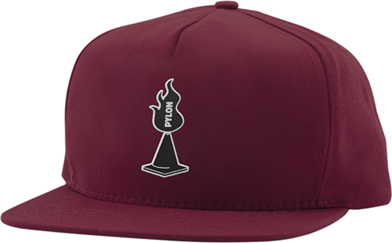 PYLON LOGO SNAPBACK HAT ADJ-MAROON