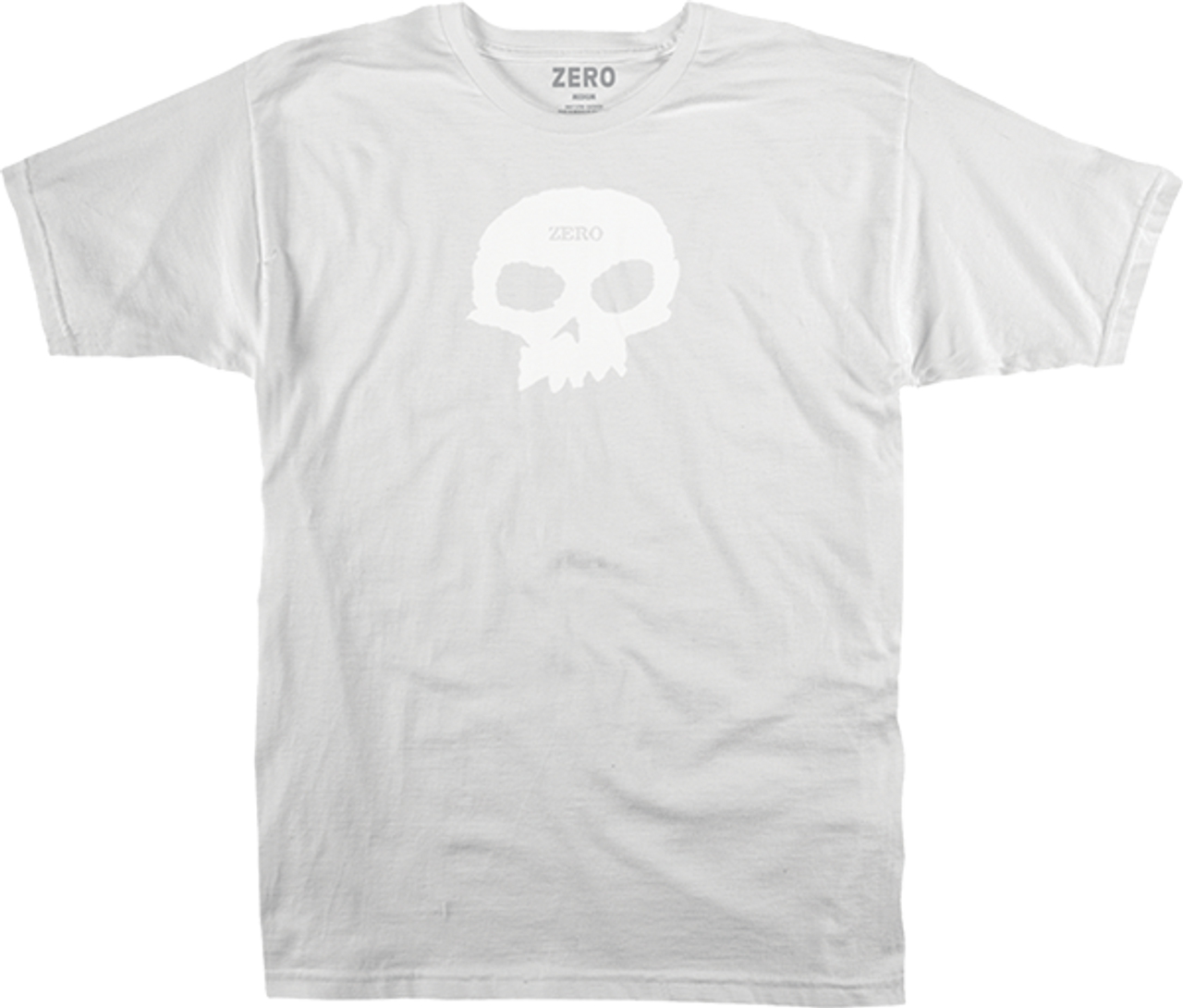 ZERO SINGLE SKULL SS TSHIRT XLARGE WHT WHT