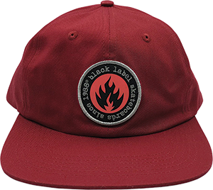 BLACK LABEL SINCE 1988 HAT ADJ-MAROON