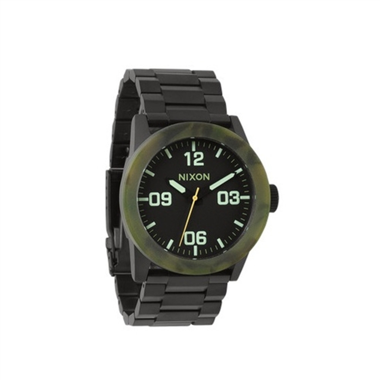 NIXON Private SS Matte Black Camo Watch