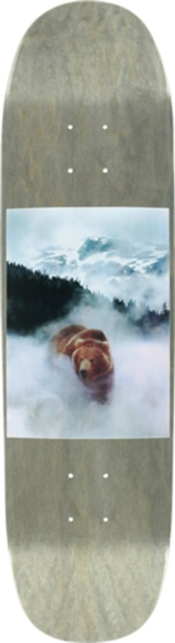 GRIZZLY CLOUD MOUNTAIN CRUISER SKATEBOARD DECK-8.37x32 GREY