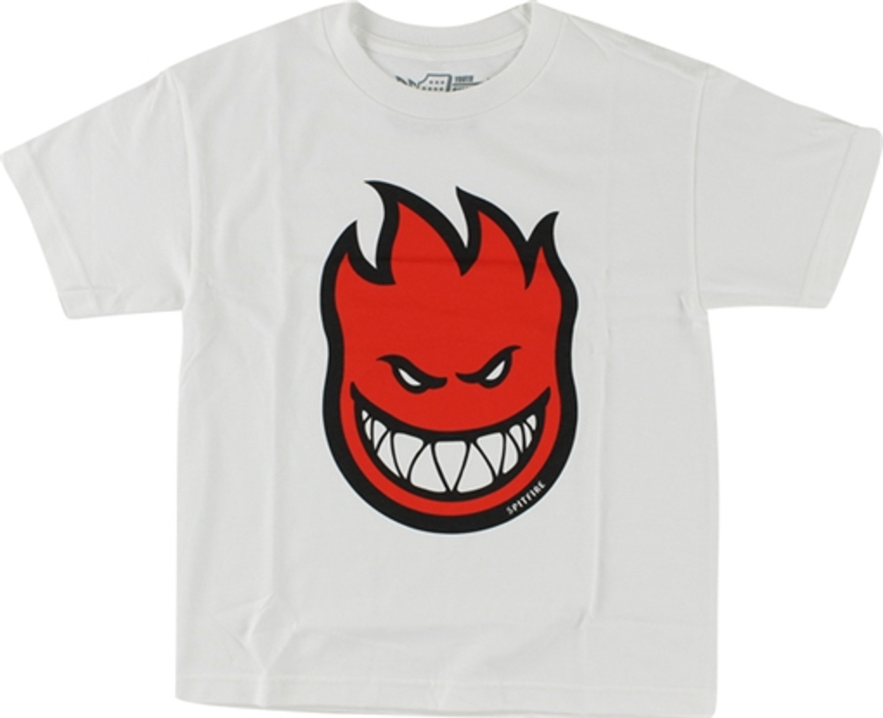 SPITFIRE BIGHEAD FILL YOUTH-SS SMALL WHT/RED