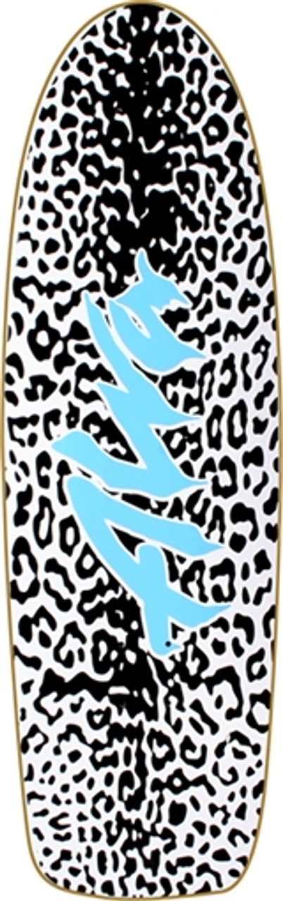 ALBA - アルバ　LEOPARD REISSUE - SKY BLUE &amp; WHITE Alva Skates Lost Leopard Reissue Skateboard Deck in Blue