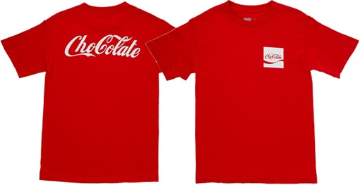 CHOCOLATE CHOCOCOLA SS Tshirt L RED