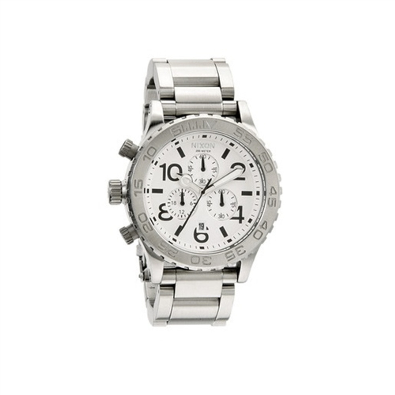 Nixon 42-20 Chrono White Watch | Boardparadise.com