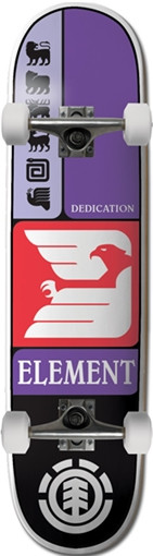 ELEMENT PRISMATIC SKATEBOARD COMPLETE-7.6 thriftwd