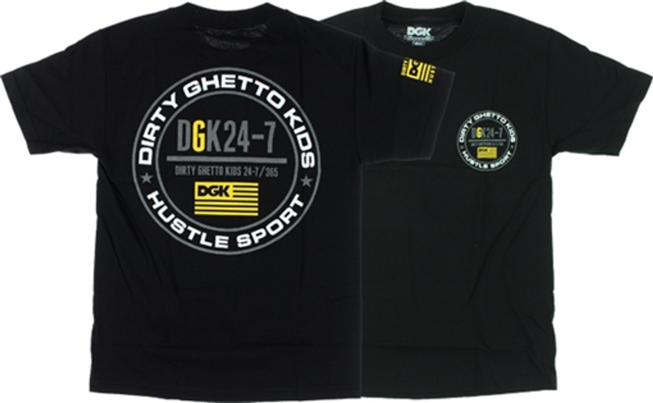 DGK 24/7 SS Tshirt SMALL BLACK