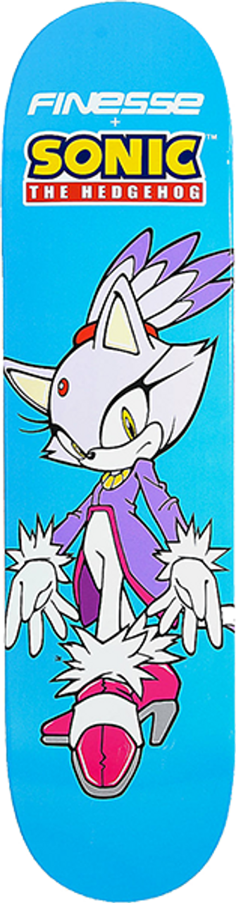 FINESSE SEGA SONIC BLAZE SKATE DECK-8.25