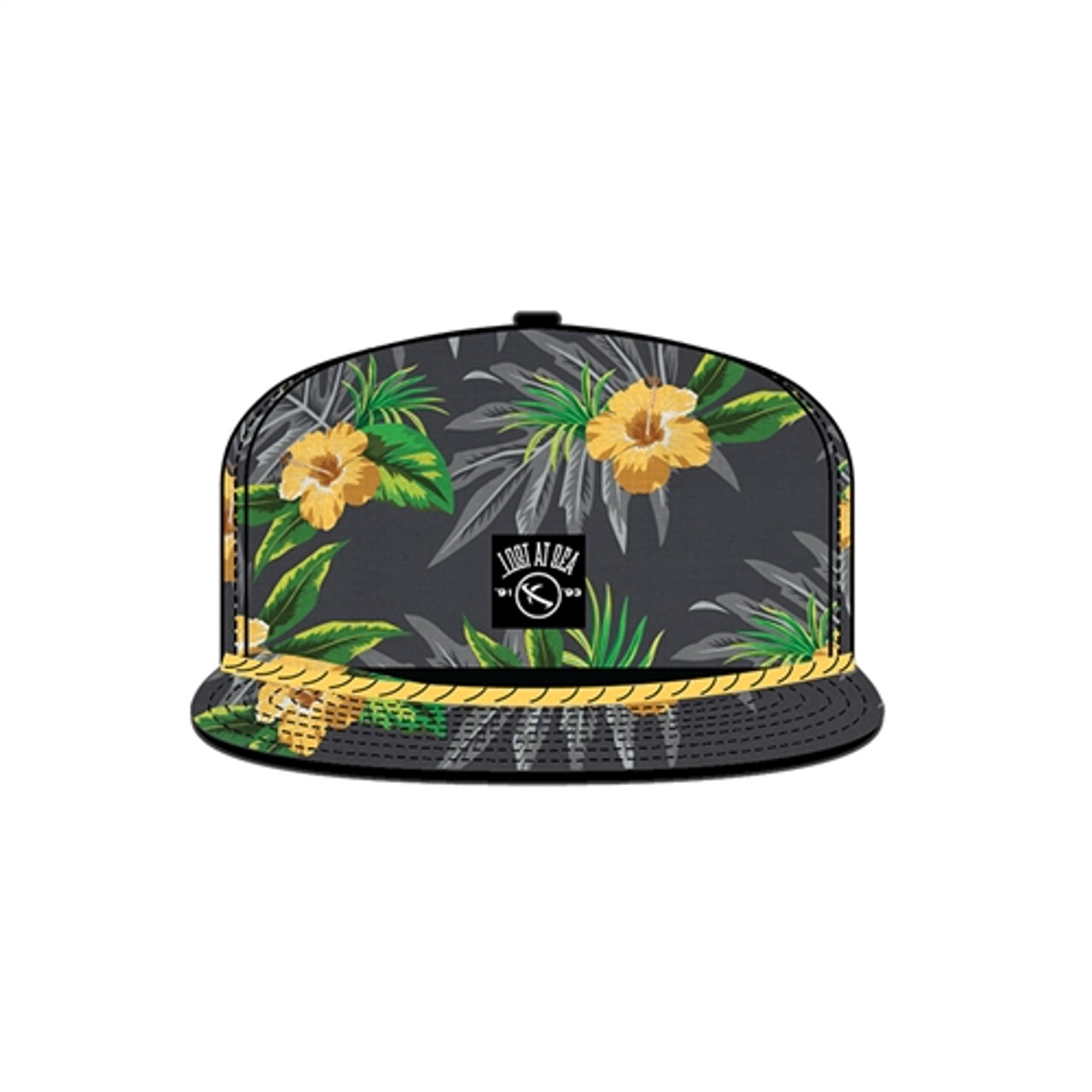 Lost Aloha Hat Charcoal Snapback