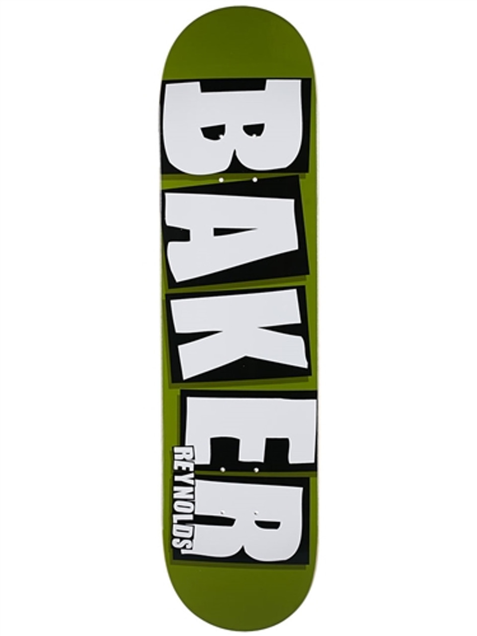 Baker Andrew Reynolds Brand Name Swamp Skate Deck Olive Green 7.75