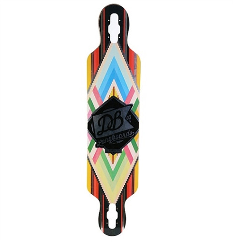 DB Cabrakan 38 Longboard Deck Rasta 38x8.8