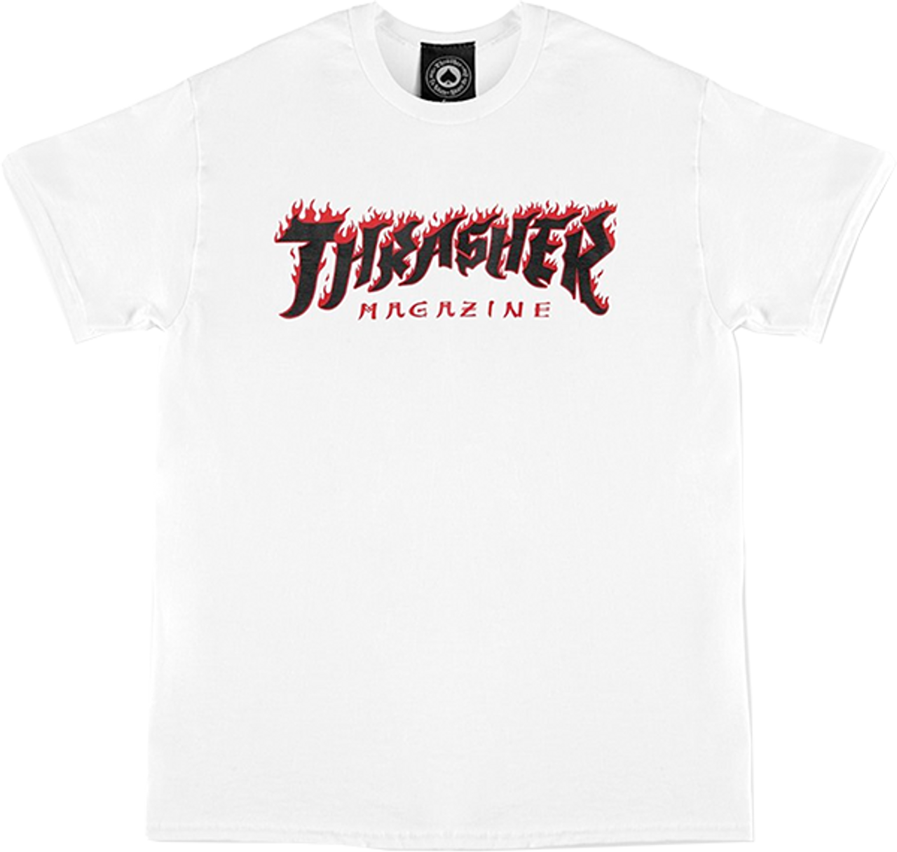 THRASHER POSSESSED LOGO SS TSHIRT LARGE  WHITE