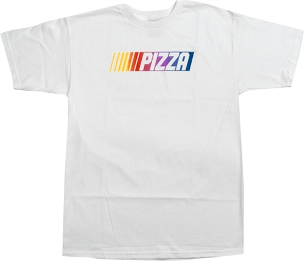 Pizza Days Of Thunder SS Tshirt White