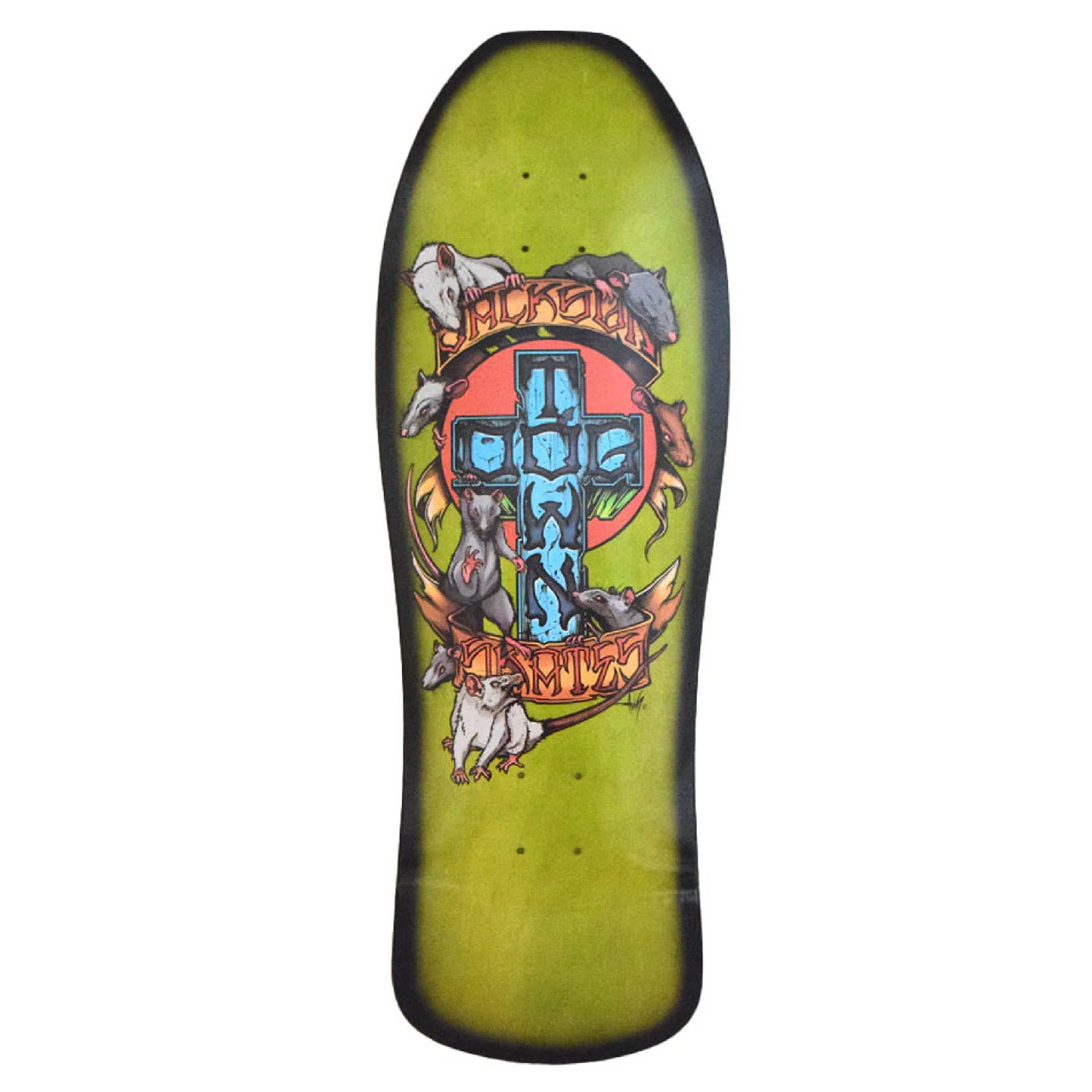 Dogtown Jackson Skateboard Deck Green 10x30