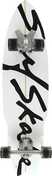 SURFSKATE PREMIERE SKATEBOARD COMPLETE-9.75x40 WHT/BLACK