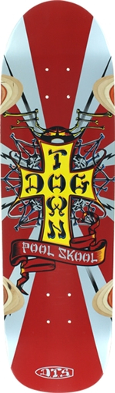Dogtown Pool Skool Skateboard Deck-8.87X32 Red | Boardparadise.com