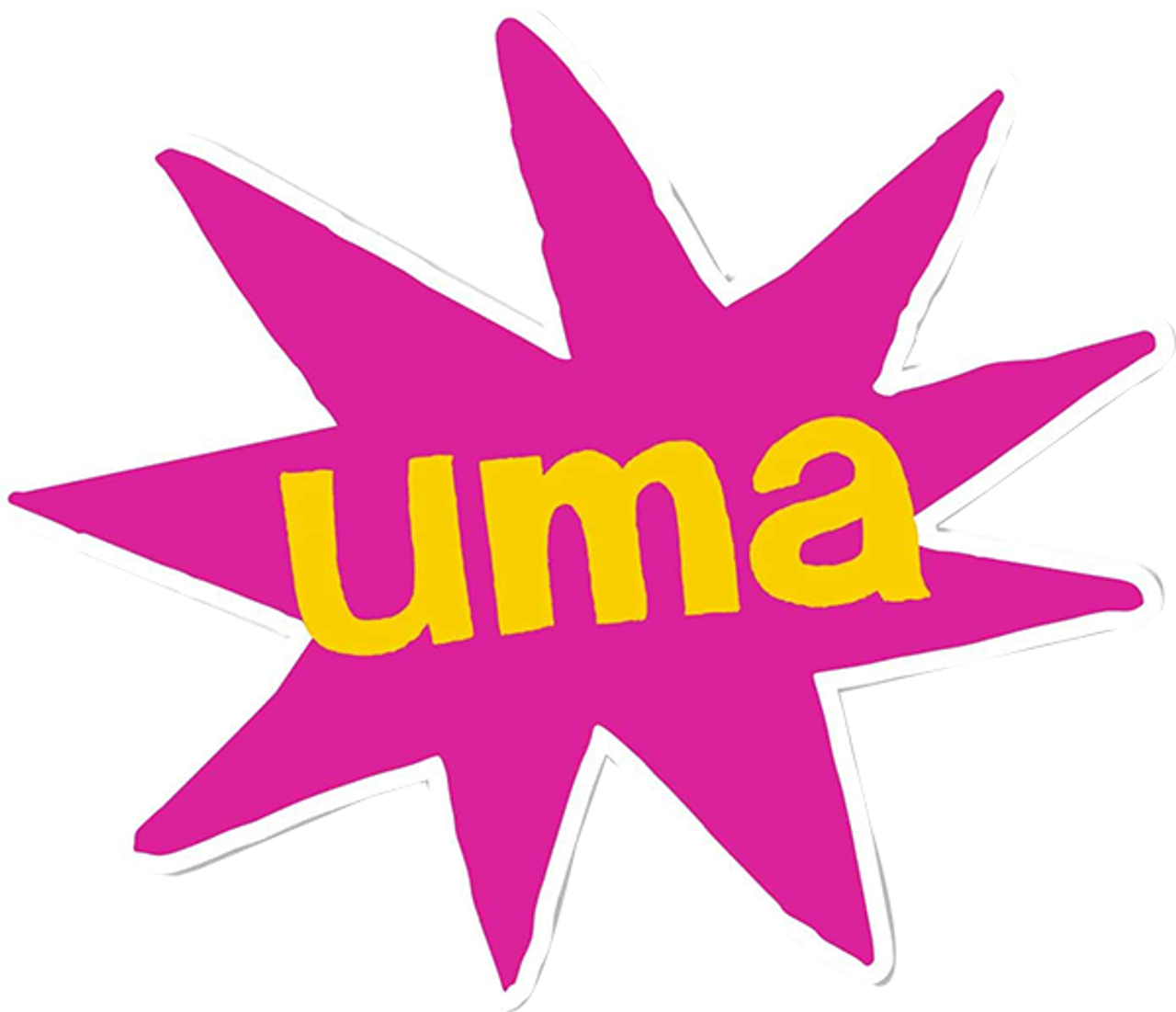 UMA BURST 3.5" STICKER