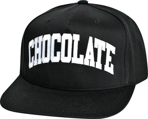 Chocolate Starter Hat Blk/Wht Snapback | Boardparadise.com