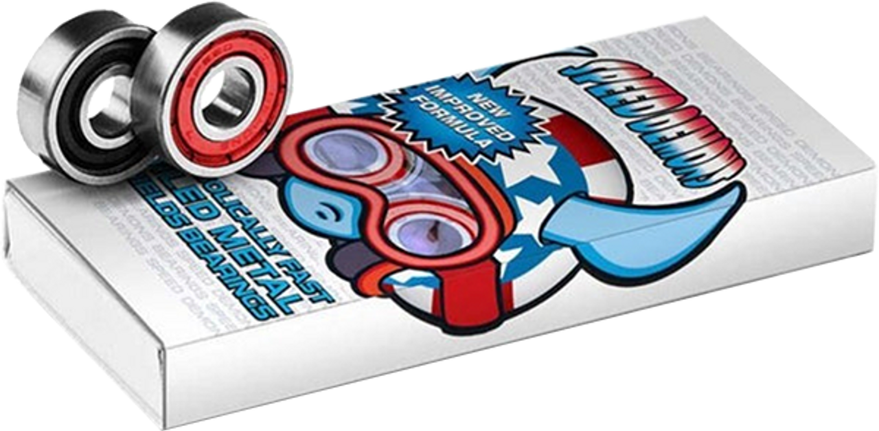 SPEED DEMONS STARS ABEC-5 BEARINGS RED