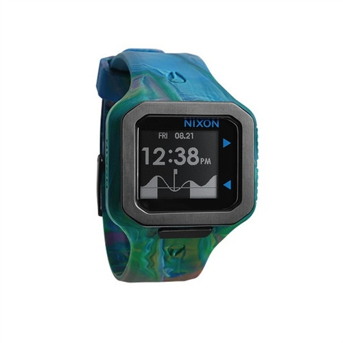 Nixon Supertide Watch Marbled Green