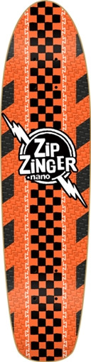 Krooked Zip Zinger Nano Hazard Skateboard Deck-7.125X29