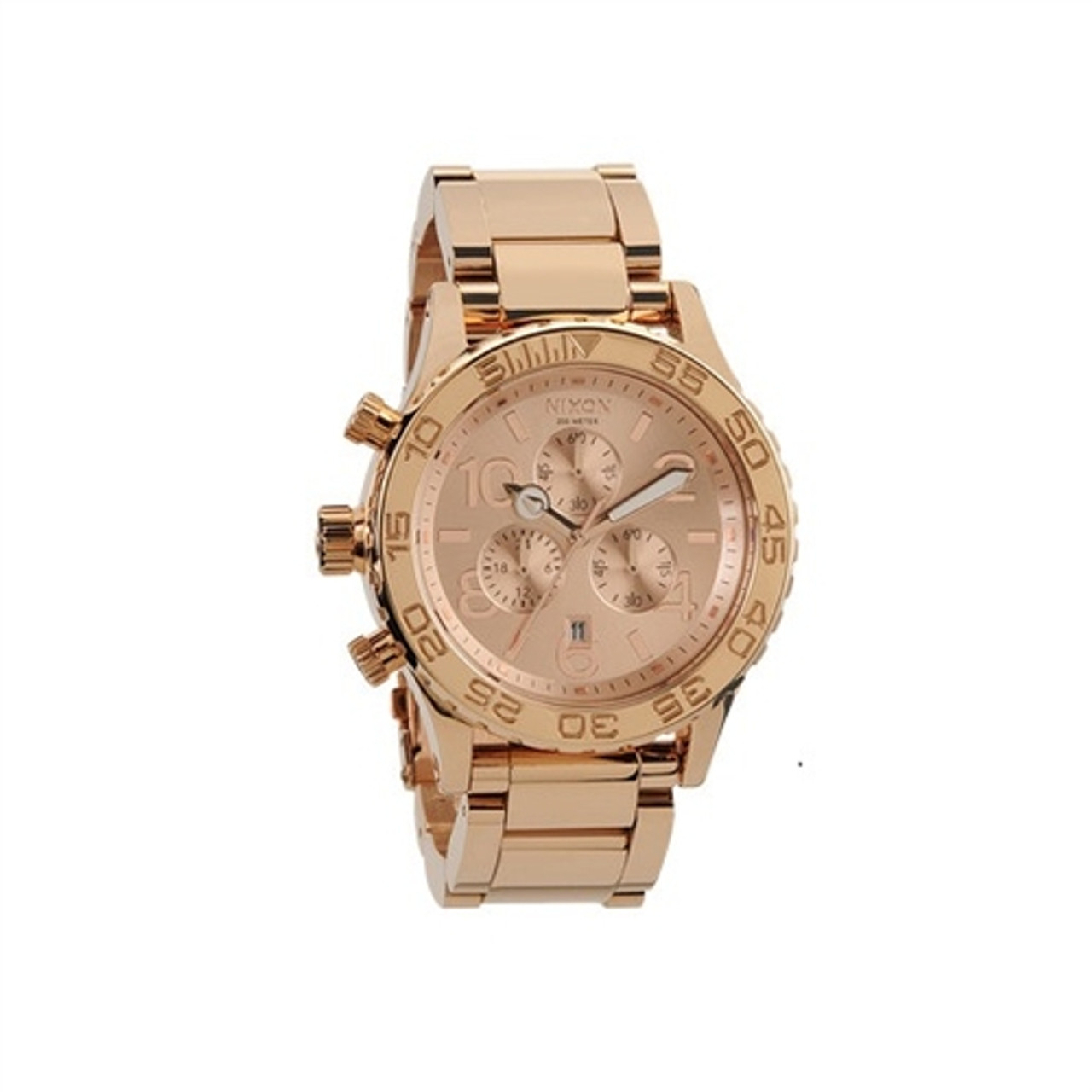 NIXON 42-20 Chrono All Rose Gold Watch