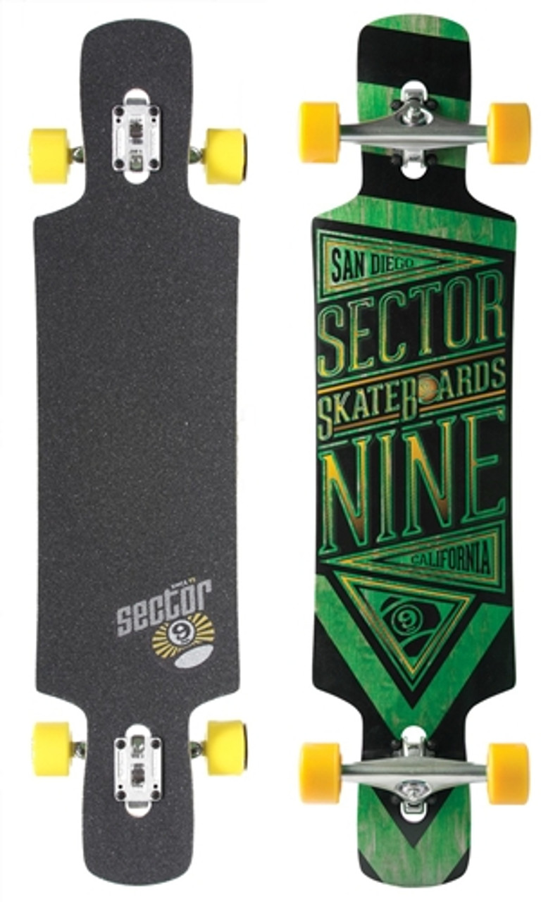 Sector 9 SlingShot Green SKATEBOARD COMPLETE