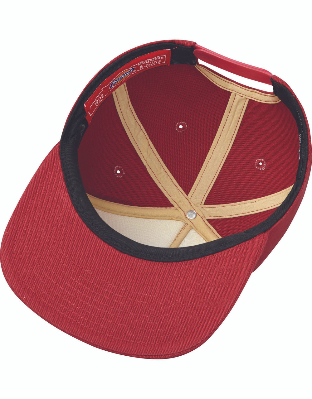 Dickies 67 Slouch Axe 5Panel Hat Crimson Red Snapback
