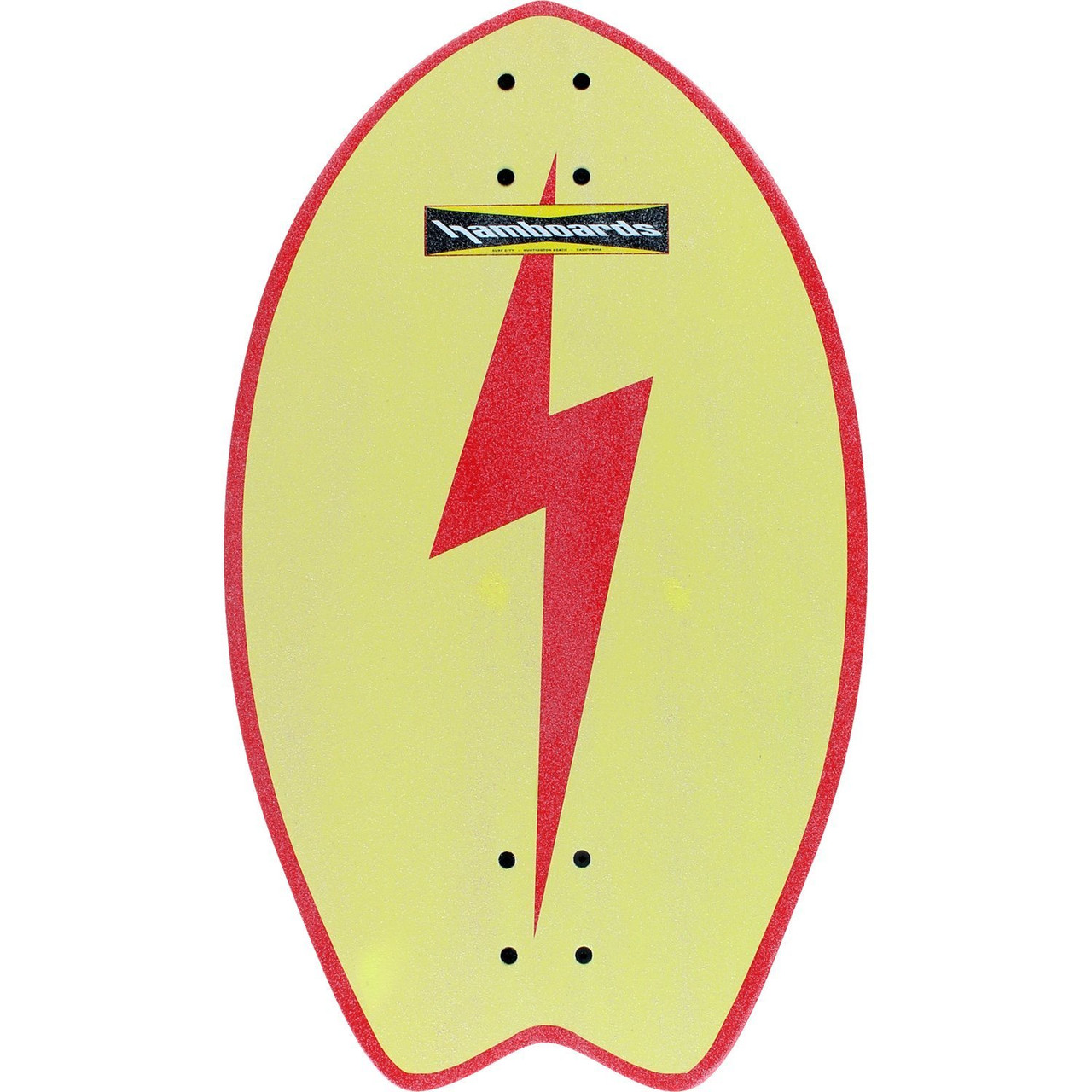 Hamboard Biscuit Bolt Skateboard Complete Red 24