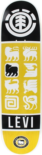 ELEMENT BROWN ASCEND SKATEBOARD DECK-8.1 featherlight